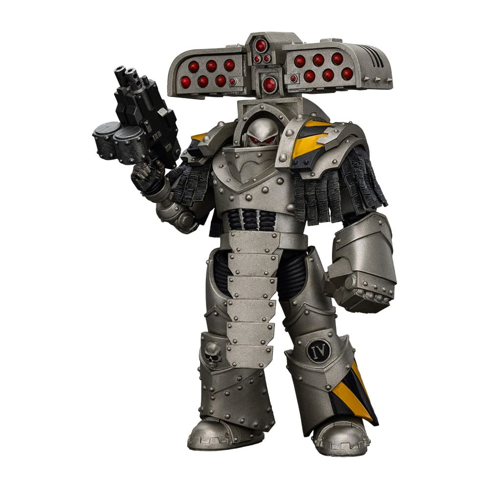 SU ORDINAZIONE Warhammer The Horus Heresy Action Figure 1/18 lron Warriors Tyrant Siege Master Terminator with Rocket launcher 14 cm