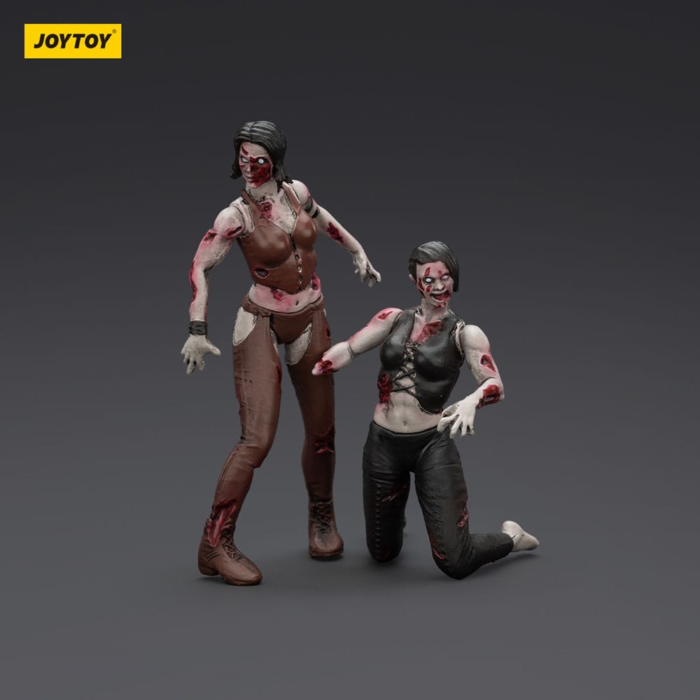 🧪 LAB | SU ORDINAZIONE Zombie Dark Source Action Figures 2-Pack Female wrestlers 8 cm
