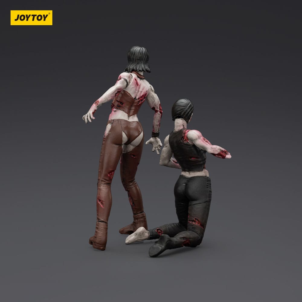 🧪 LAB | SU ORDINAZIONE Zombie Dark Source Action Figures 2-Pack Female wrestlers 8 cm