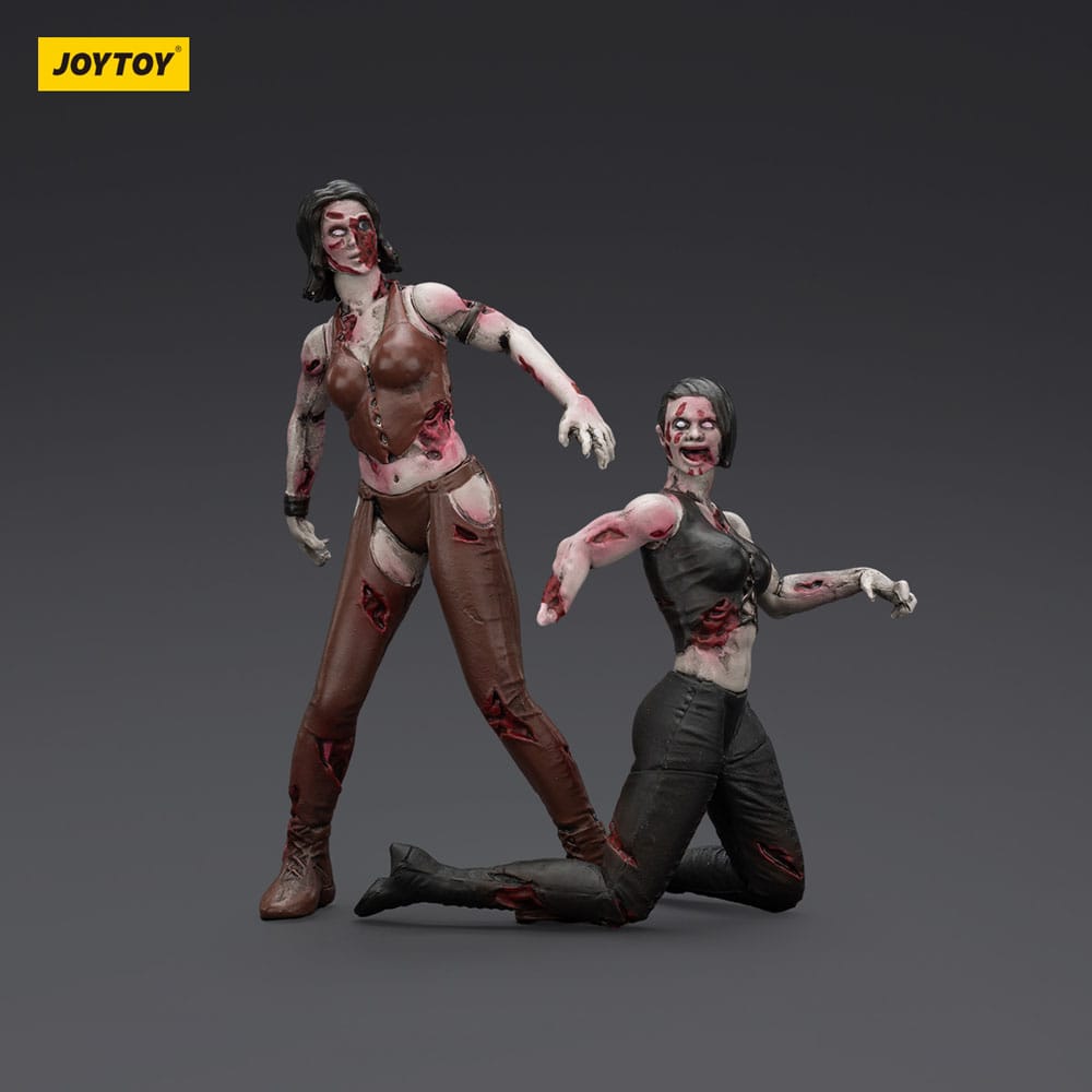 🧪 LAB | SU ORDINAZIONE Zombie Dark Source Action Figures 2-Pack Female wrestlers 8 cm