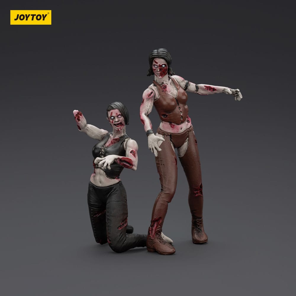 🧪 LAB | SU ORDINAZIONE Zombie Dark Source Action Figures 2-Pack Female wrestlers 8 cm