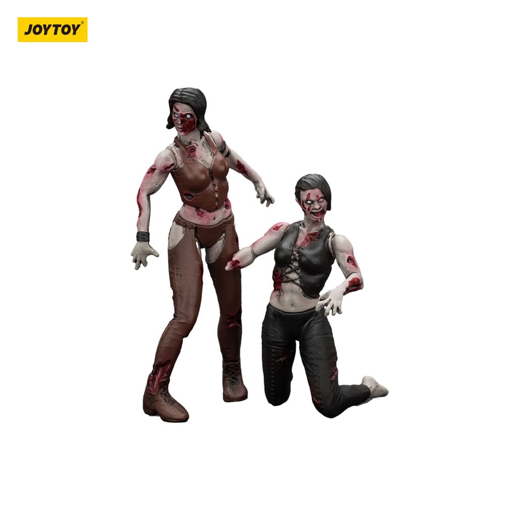 🧪 LAB | SU ORDINAZIONE Zombie Dark Source Action Figures 2-Pack Female wrestlers 8 cm
