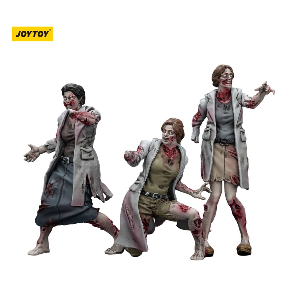 🧪 LAB | SU ORDINAZIONE Zombie Dark Source Action Figures 3-Pack Medics 8 cm
