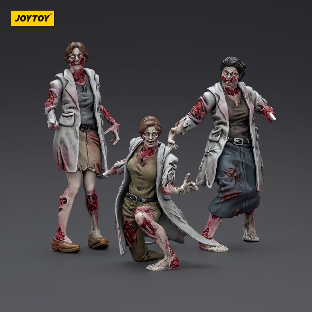 🧪 LAB | SU ORDINAZIONE Zombie Dark Source Action Figures 3-Pack Medics 8 cm