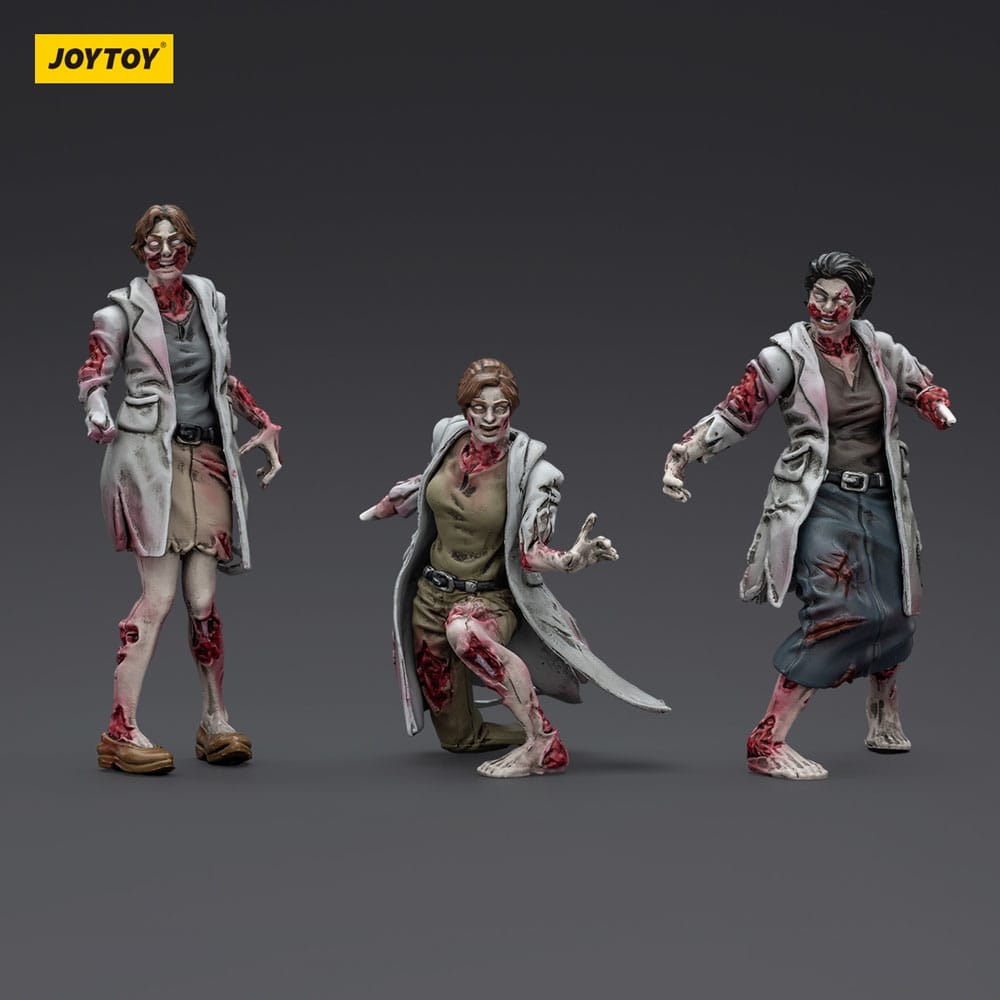 🧪 LAB | SU ORDINAZIONE Zombie Dark Source Action Figures 3-Pack Medics 8 cm