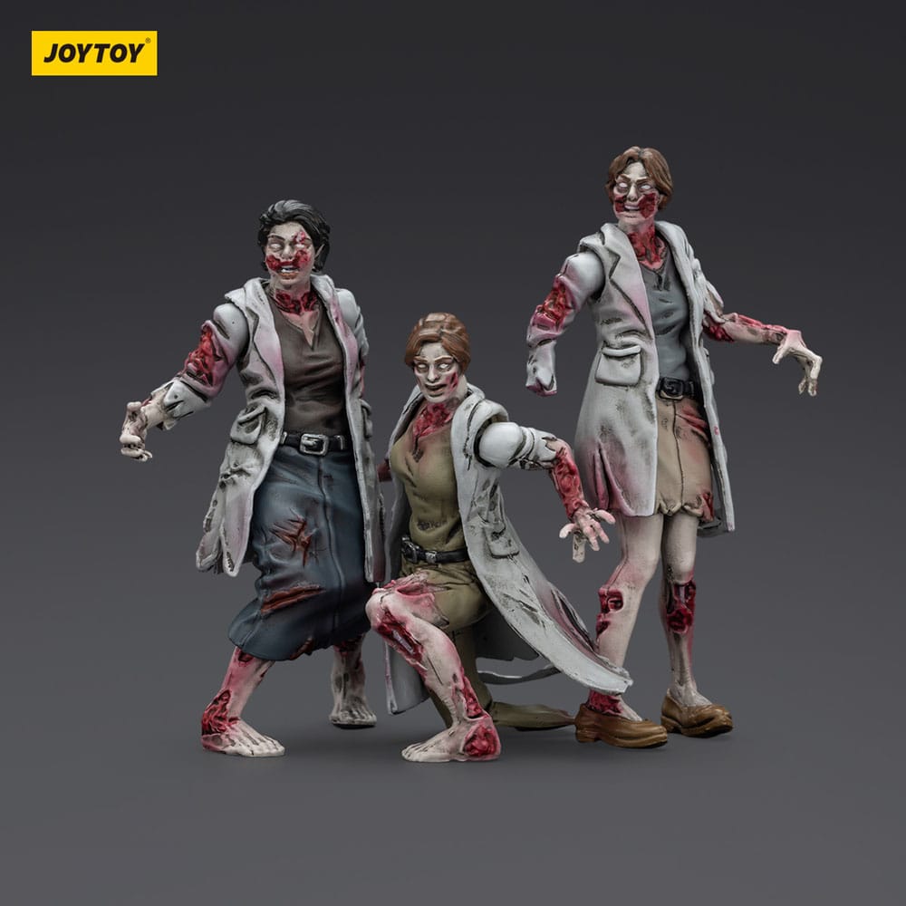 🧪 LAB | SU ORDINAZIONE Zombie Dark Source Action Figures 3-Pack Medics 8 cm