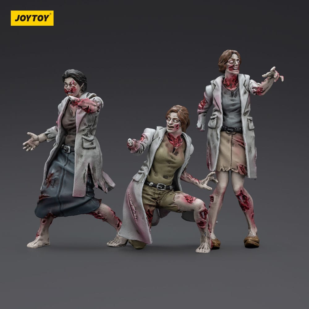 🧪 LAB | SU ORDINAZIONE Zombie Dark Source Action Figures 3-Pack Medics 8 cm
