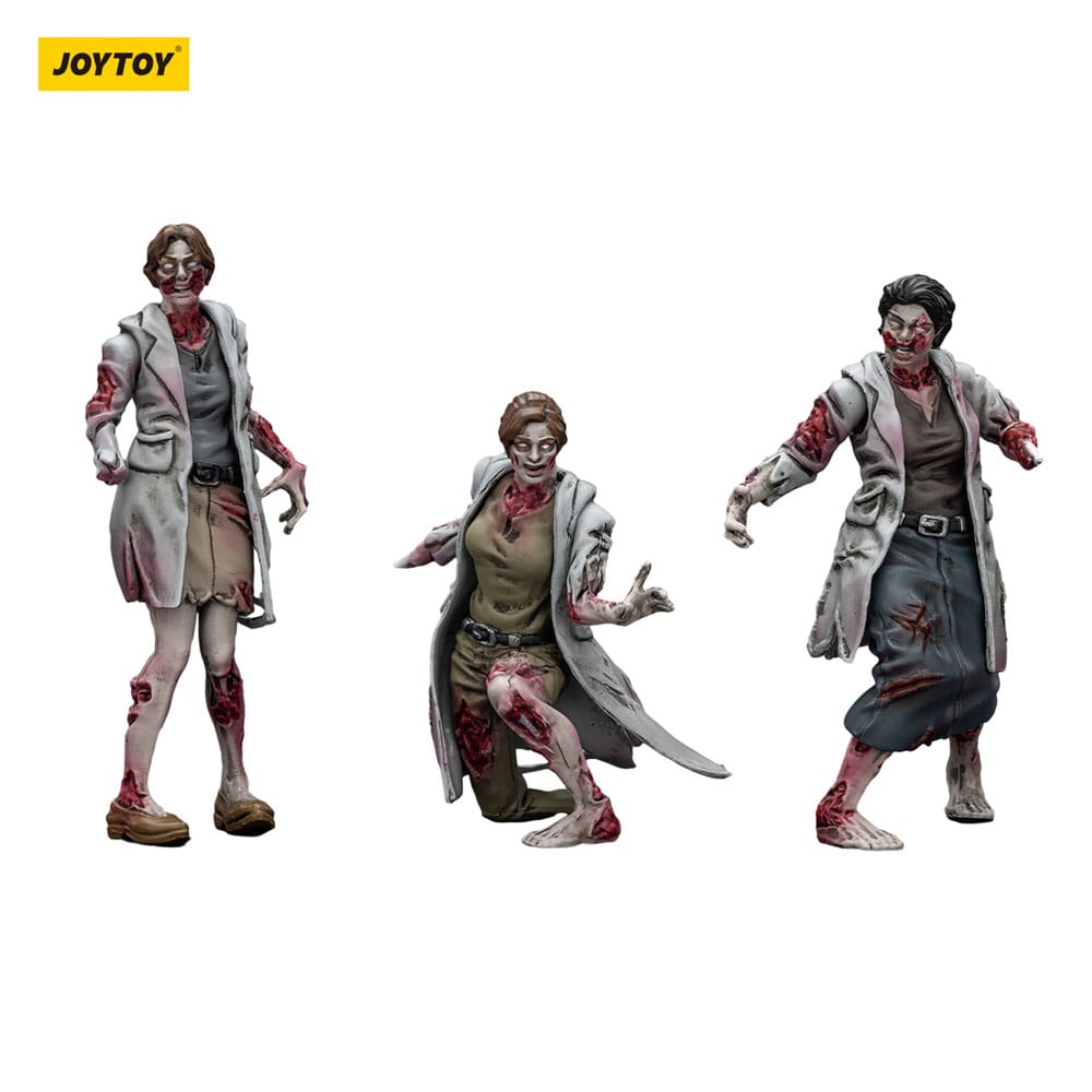 🧪 LAB | SU ORDINAZIONE Zombie Dark Source Action Figures 3-Pack Medics 8 cm