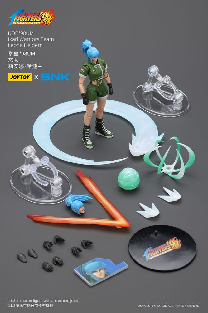 🧪 LAB | SU ORDINAZIONE The King Of Fighters '98 Action Figure Hero Team Leona Heidern 11 cm 