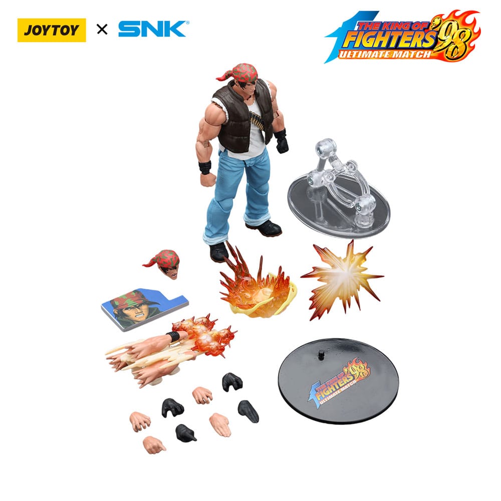 🧪 LAB | SU ORDINAZIONE The King Of Fighters '98 Action Figure Hero Team Ralf Jones 12 cm 