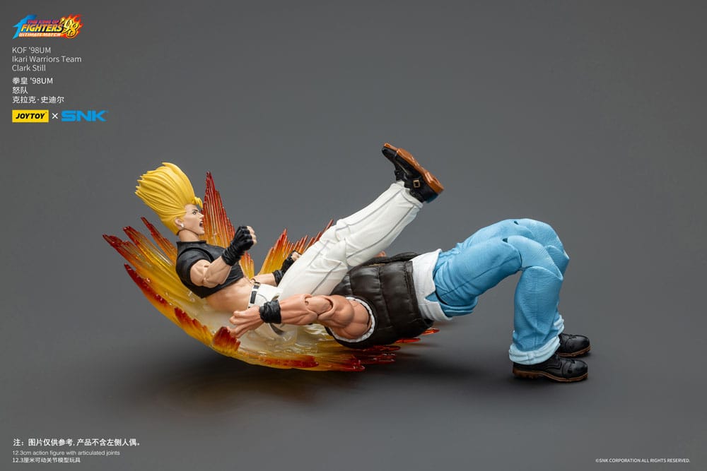 🧪 LAB | SU ORDINAZIONE The King Of Fighters '98 Action Figure Hero Team Clark Still 12 cm 