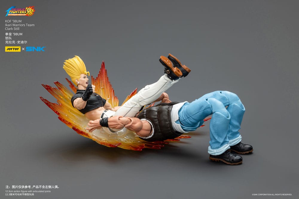 🧪 LAB | SU ORDINAZIONE The King Of Fighters '98 Action Figure Hero Team Clark Still 12 cm 