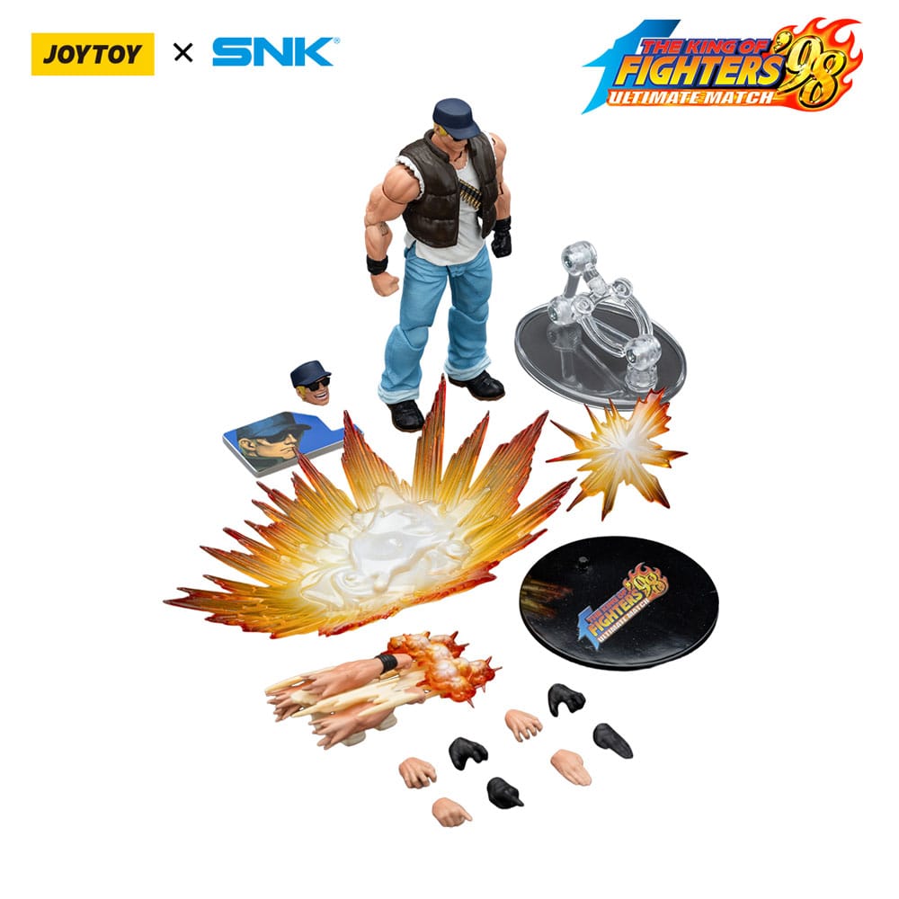 🧪 LAB | SU ORDINAZIONE The King Of Fighters '98 Action Figure Hero Team Clark Still 12 cm 