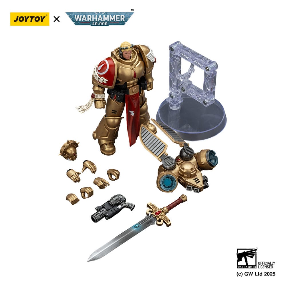 🧪 LAB | SU ORDINAZIONE Warhammer 40,000: Combat Patrol Blood Angels Action Figure Sanguinary Guard 1 with Inferno Pistol and Encarmine Blade 20 cm