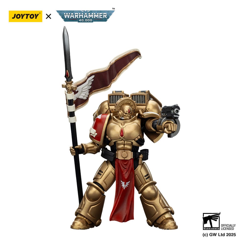 🧪 LAB | SU ORDINAZIONE Warhammer 40,000: Combat Patrol Blood Angels Action Figure Sanguinary Guard 3 with Angelus Boltgun and Encarmine Spear 20 cm