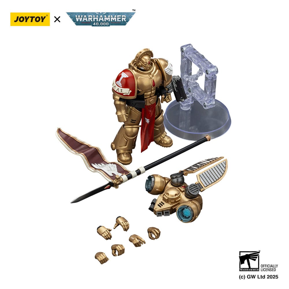 🧪 LAB | SU ORDINAZIONE Warhammer 40,000: Combat Patrol Blood Angels Action Figure Sanguinary Guard 3 with Angelus Boltgun and Encarmine Spear 20 cm