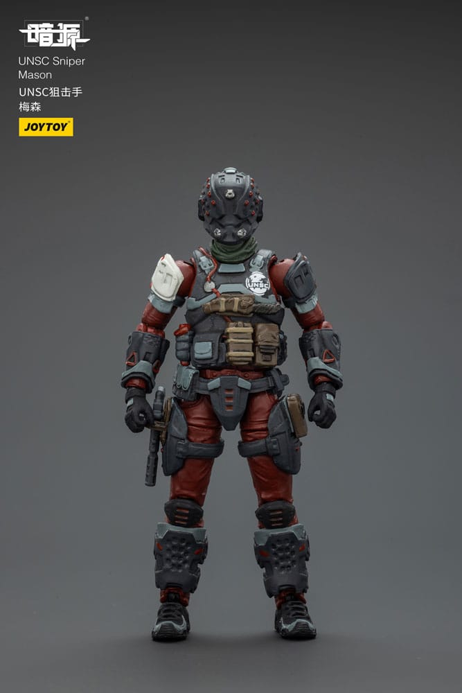 🧪 LAB | SU ORDINAZIONE UNSC Dark Source Action Figur Sniper Mason 7 cm