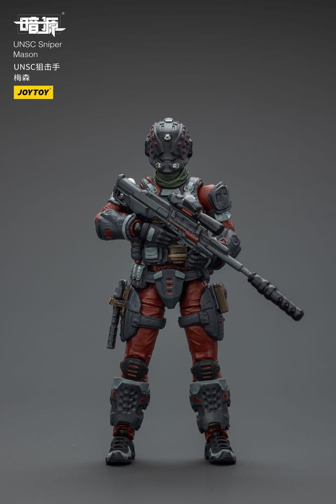 🧪 LAB | SU ORDINAZIONE UNSC Dark Source Action Figur Sniper Mason 7 cm