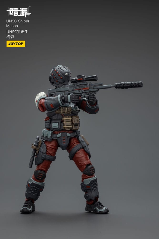🧪 LAB | SU ORDINAZIONE UNSC Dark Source Action Figur Sniper Mason 7 cm