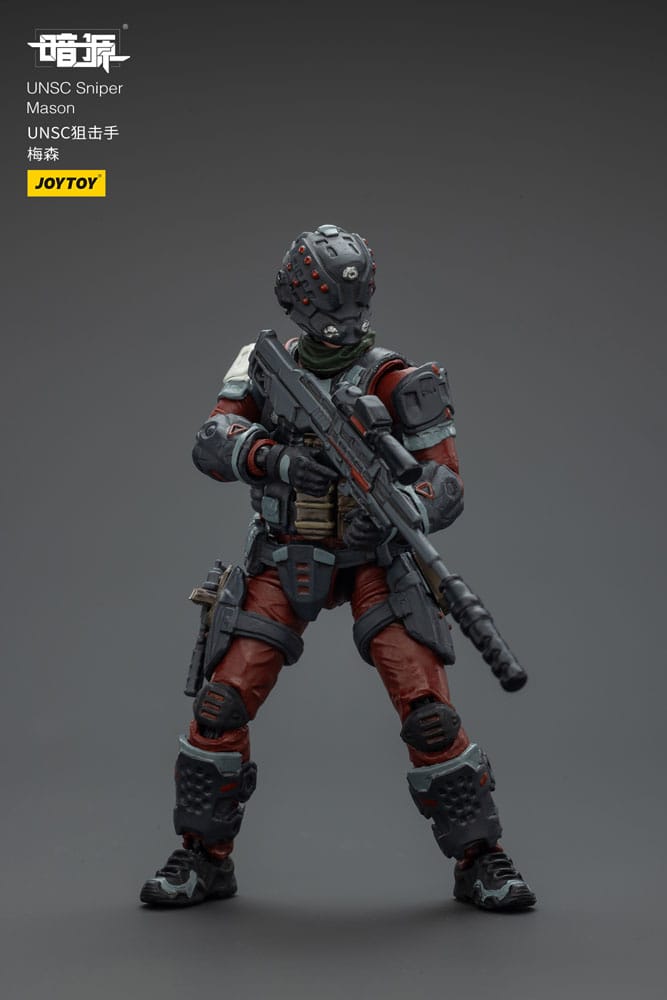 🧪 LAB | SU ORDINAZIONE UNSC Dark Source Action Figur Sniper Mason 7 cm
