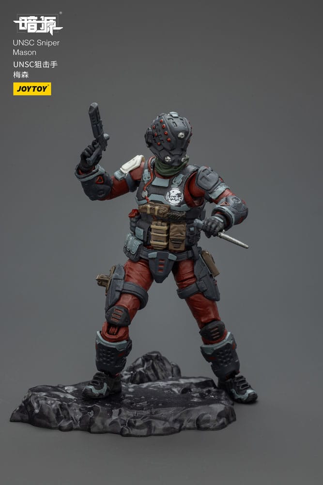 🧪 LAB | SU ORDINAZIONE UNSC Dark Source Action Figur Sniper Mason 7 cm