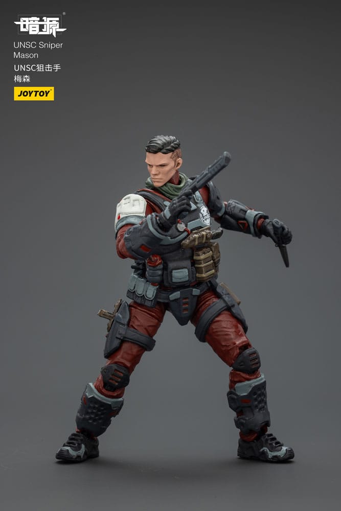 🧪 LAB | SU ORDINAZIONE UNSC Dark Source Action Figur Sniper Mason 7 cm