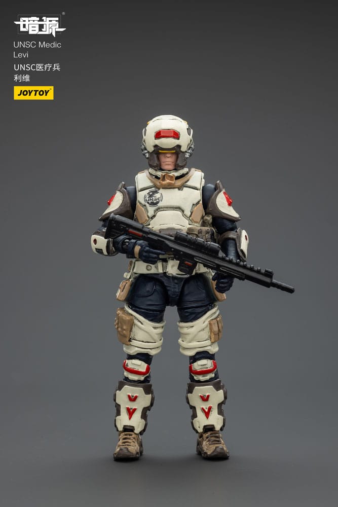 🧪 LAB | SU ORDINAZIONE UNSC Dark Source Action Figur Medic Levi 7 cm