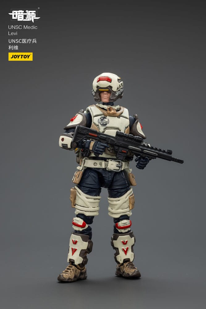 🧪 LAB | SU ORDINAZIONE UNSC Dark Source Action Figur Medic Levi 7 cm