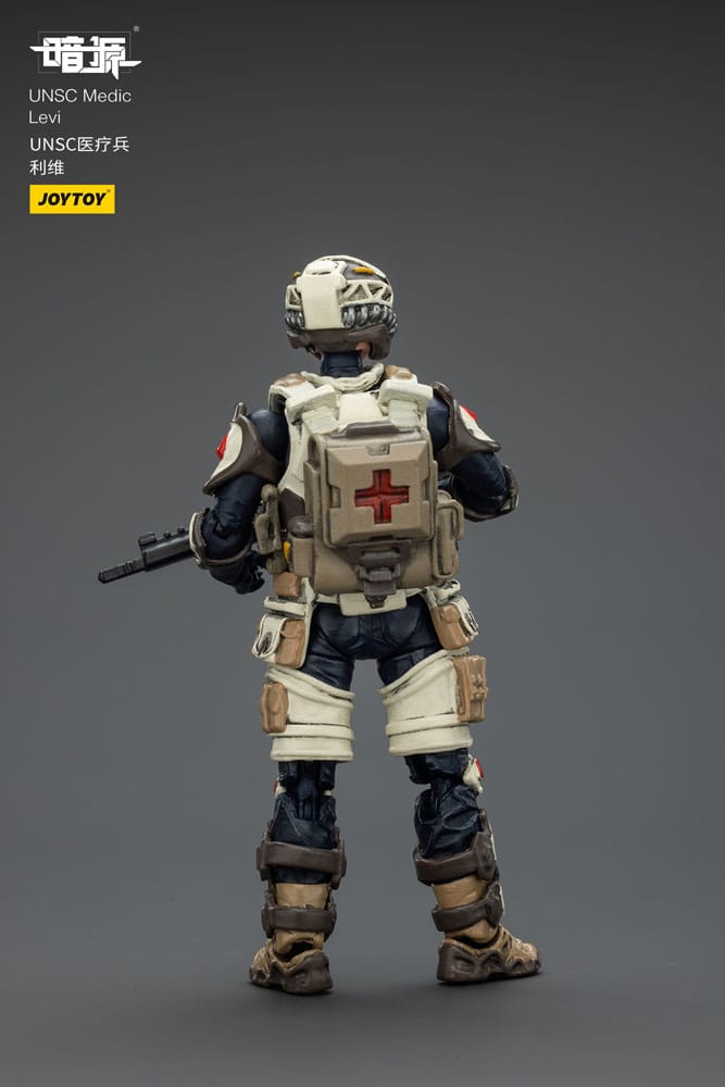 🧪 LAB | SU ORDINAZIONE UNSC Dark Source Action Figur Medic Levi 7 cm