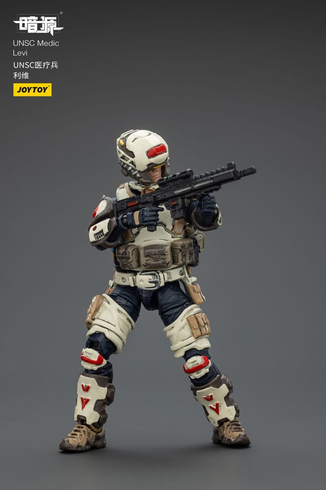 🧪 LAB | SU ORDINAZIONE UNSC Dark Source Action Figur Medic Levi 7 cm