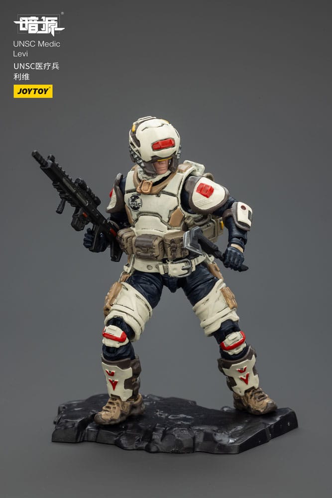 🧪 LAB | SU ORDINAZIONE UNSC Dark Source Action Figur Medic Levi 7 cm