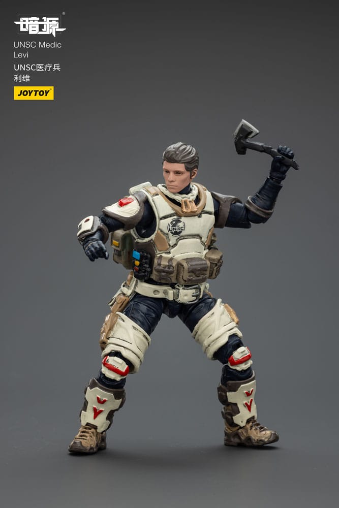 🧪 LAB | SU ORDINAZIONE UNSC Dark Source Action Figur Medic Levi 7 cm