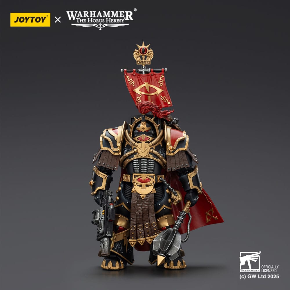 🧪 LAB | SU ORDINAZIONE Warhammer 40,000: Sons of Horus Action Figure Legion Cataphractii Praetorwith Combi-Melta and Power Maul 14 cm