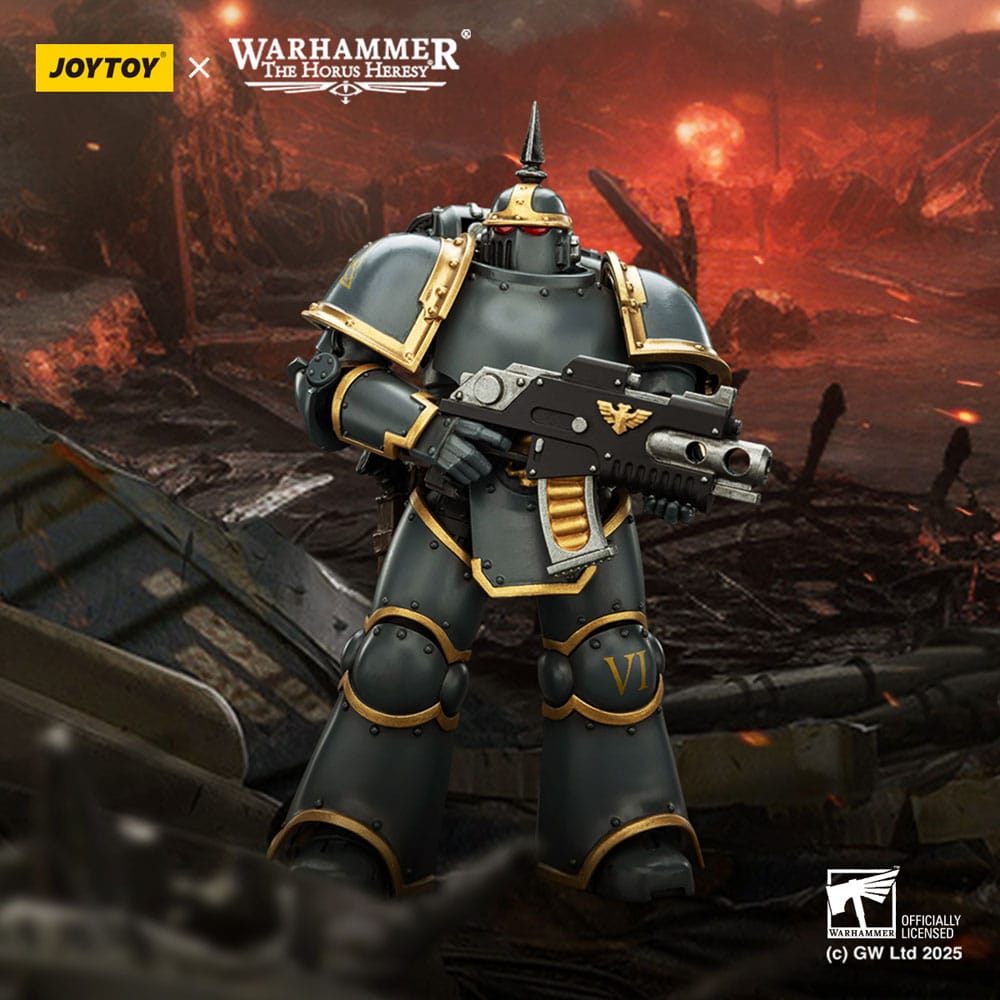 🧪 LAB | SU ORDINAZIONE Warhammer The Horus Heresy Action Figure Space Wolves MK lll Tactical Legionary 12 cm