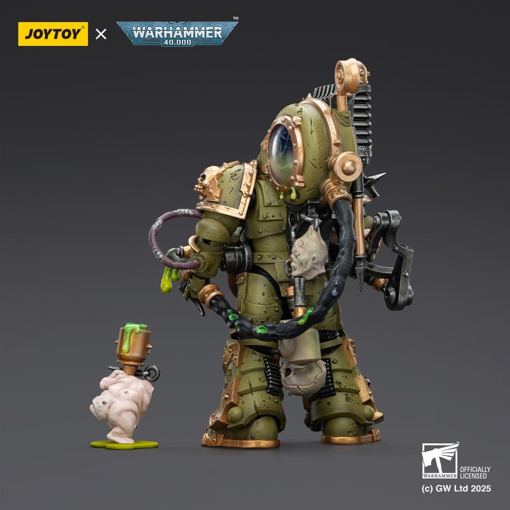 🧪 LAB | SU ORDINAZIONE Warhammer 40,000 Action Figure Death Guard Foul Blight spawn with Plague Sprayer 12 cm