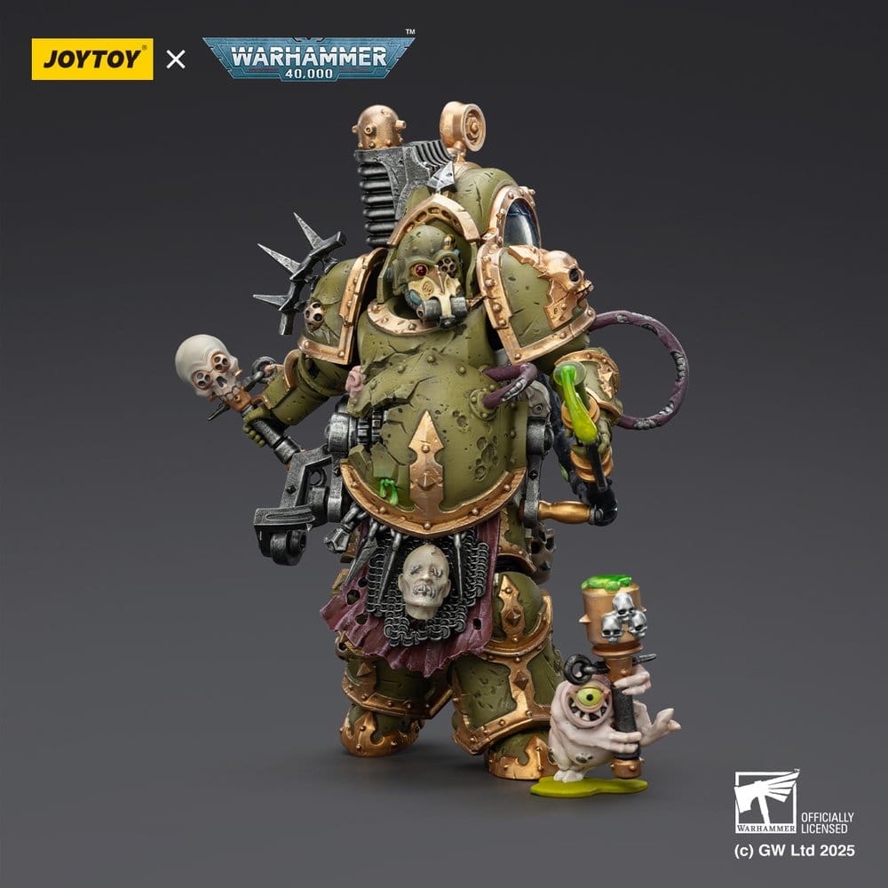 🧪 LAB | SU ORDINAZIONE Warhammer 40,000 Action Figure Death Guard Foul Blight spawn with Plague Sprayer 12 cm