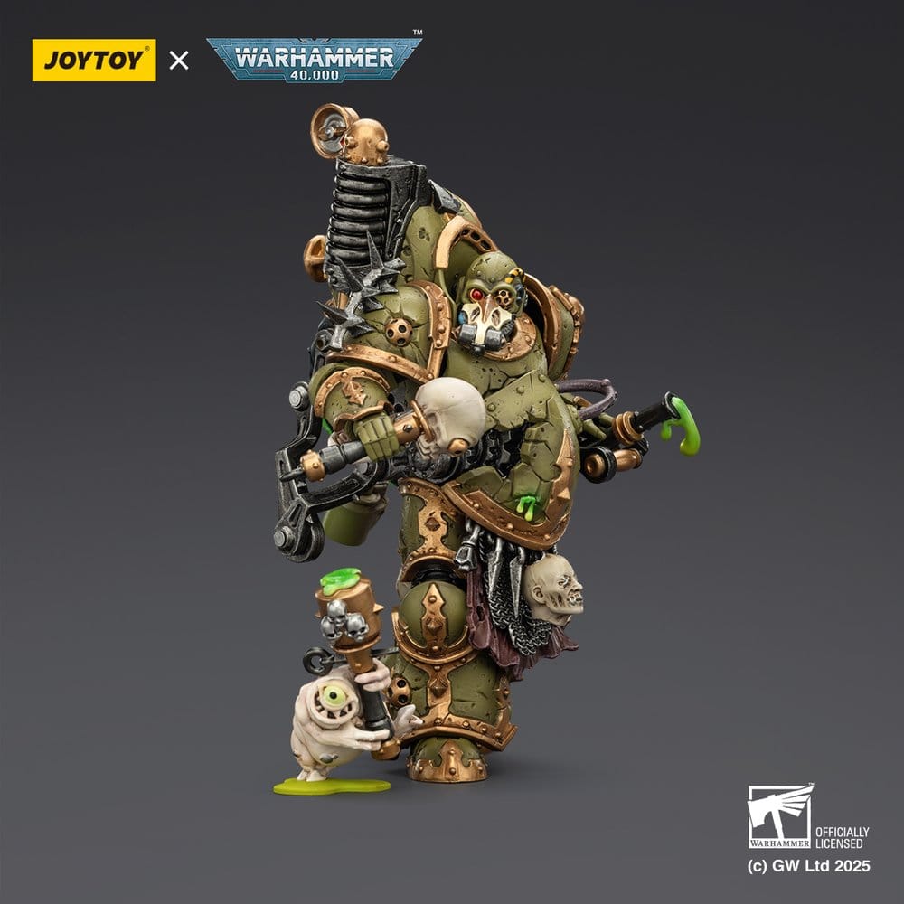 🧪 LAB | SU ORDINAZIONE Warhammer 40,000 Action Figure Death Guard Foul Blight spawn with Plague Sprayer 12 cm