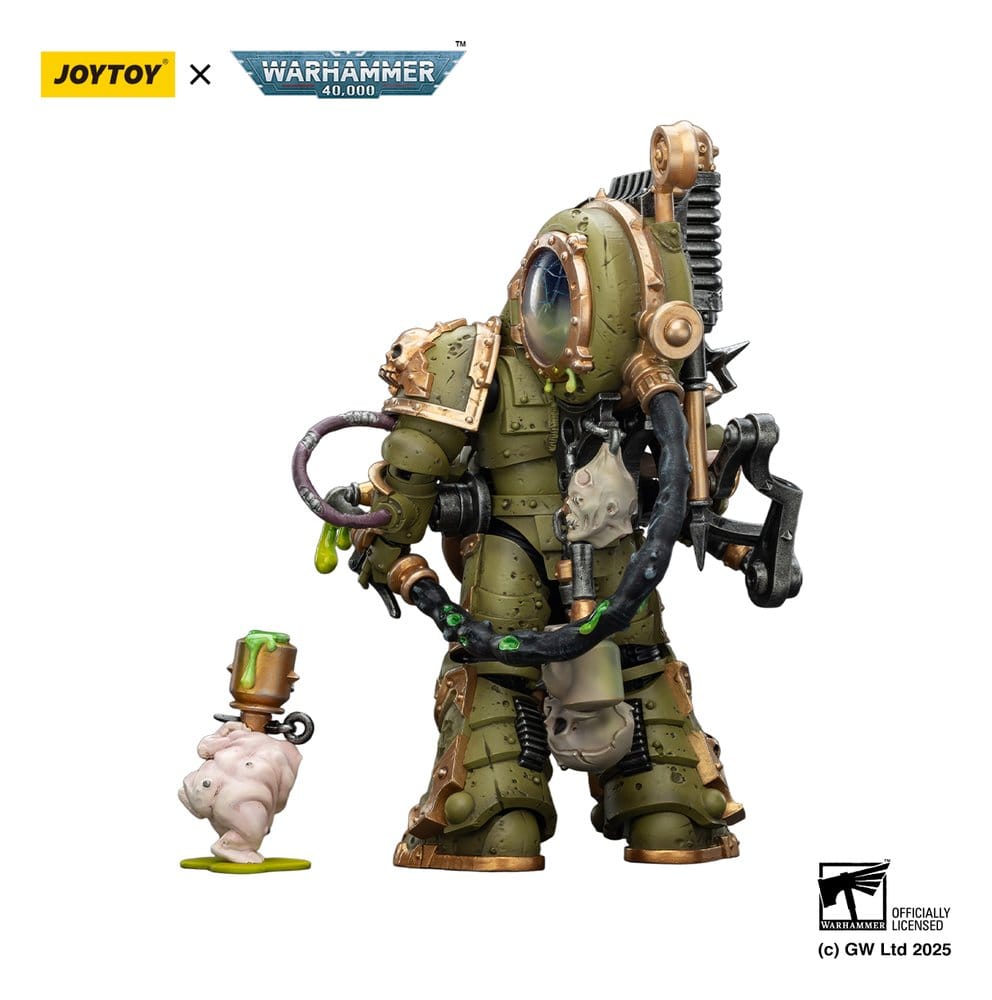 🧪 LAB | SU ORDINAZIONE Warhammer 40,000 Action Figure Death Guard Foul Blight spawn with Plague Sprayer 12 cm