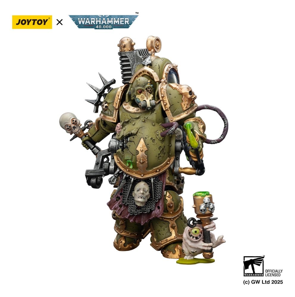 🧪 LAB | SU ORDINAZIONE Warhammer 40,000 Action Figure Death Guard Foul Blight spawn with Plague Sprayer 12 cm