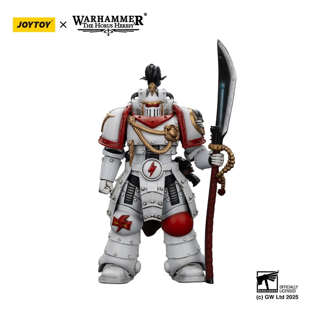 🧪 LAB | SU ORDINAZIONE Warhammer The Horus Heresy Action Figure White Scars Legion Praetor 12 cm