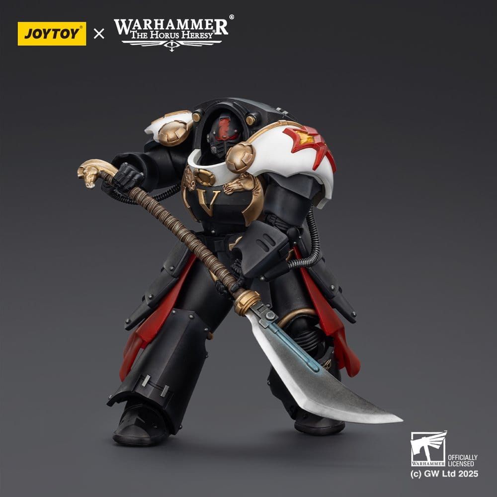 🧪 LAB | SU ORDINAZIONE Warhammer The Horus Heresy Action Figure White Scars Ebon Keshig Terminator 1 with Power Glaive 13 cm