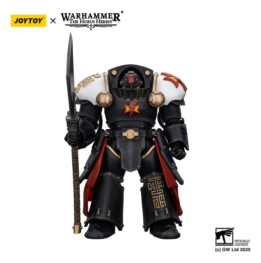 🧪 LAB | SU ORDINAZIONE Warhammer The Horus Heresy Action Figure White Scars Ebon Keshig Terminator 2 with Power Glaive 13 cm