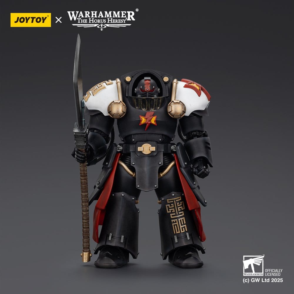 🧪 LAB | SU ORDINAZIONE Warhammer The Horus Heresy Action Figure White Scars Ebon Keshig Terminator 2 with Power Glaive 13 cm