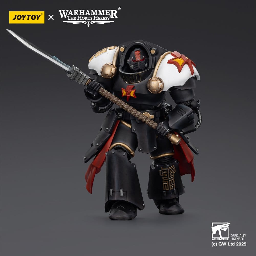 🧪 LAB | SU ORDINAZIONE Warhammer The Horus Heresy Action Figure White Scars Ebon Keshig Terminator 2 with Power Glaive 13 cm