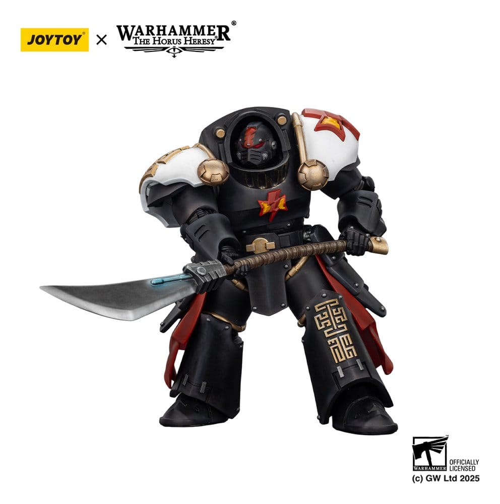 🧪 LAB | SU ORDINAZIONE Warhammer The Horus Heresy Action Figure White Scars Ebon Keshig Terminator 2 with Power Glaive 13 cm