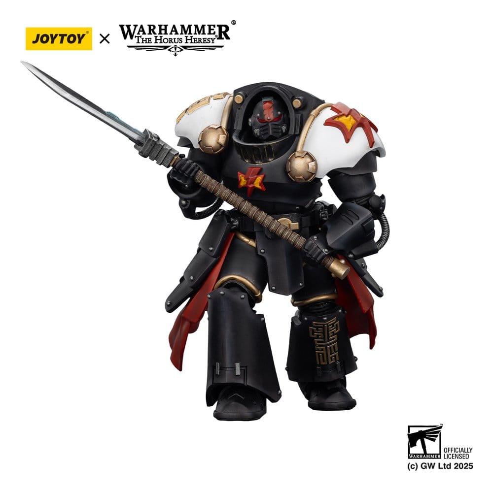 🧪 LAB | SU ORDINAZIONE Warhammer The Horus Heresy Action Figure White Scars Ebon Keshig Terminator 2 with Power Glaive 13 cm