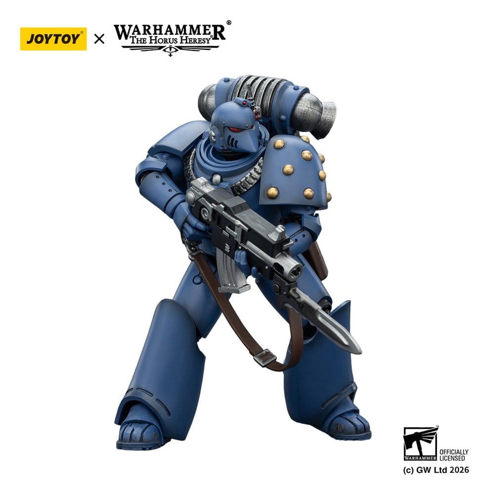 🧪 LAB | SU ORDINAZIONE Warhammer The Horus Heresy Action Figure Ultramarines MKVI Tactical Legionary 12 cm