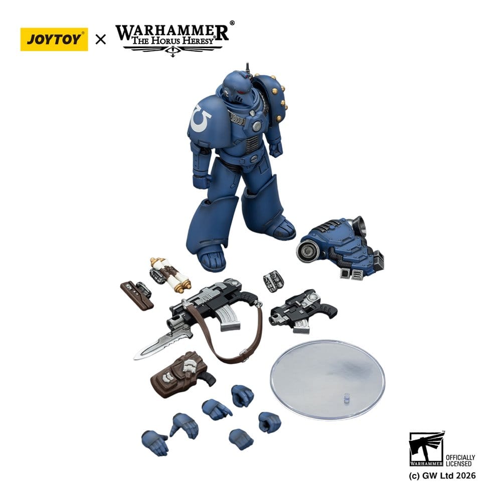 🧪 LAB | SU ORDINAZIONE Warhammer The Horus Heresy Action Figure Ultramarines MKVI Tactical Legionary 12 cm