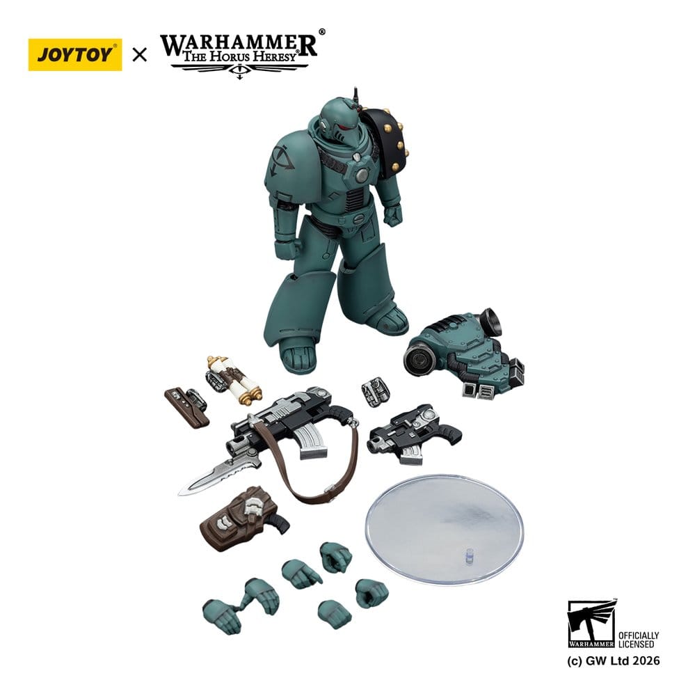 🧪 LAB | SU ORDINAZIONE Warhammer The Horus Heresy Action Figure Sons of Horus MKVI Tactical Legionary 12 cm