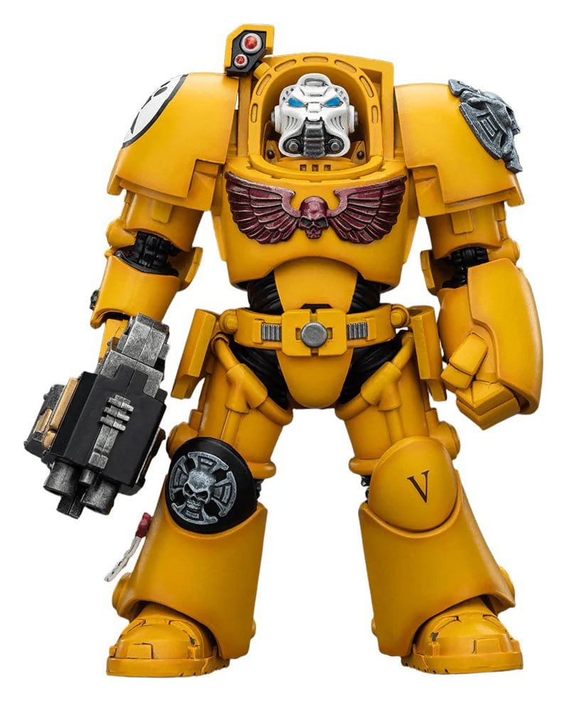 🧪 LAB | SU ORDINAZIONE Warhammer 40,000 Action Figure Imperial Fists Terminator 2 with Power Fist and Storm Bolter 14 cm
